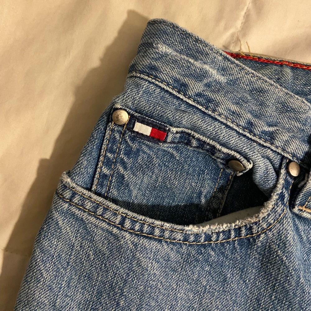 Tommy Hilfiger Boyfriend Denim Cutoff Shorts | 8